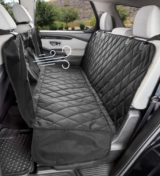 Rear Seat Cover with Hammock Mesh Window